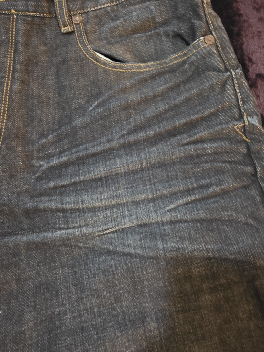 Diamonds Selvedge Denim Jeans – Size 36 – 100% Cotton – Button Fly – Heritage Ra - Picture 12 of 16